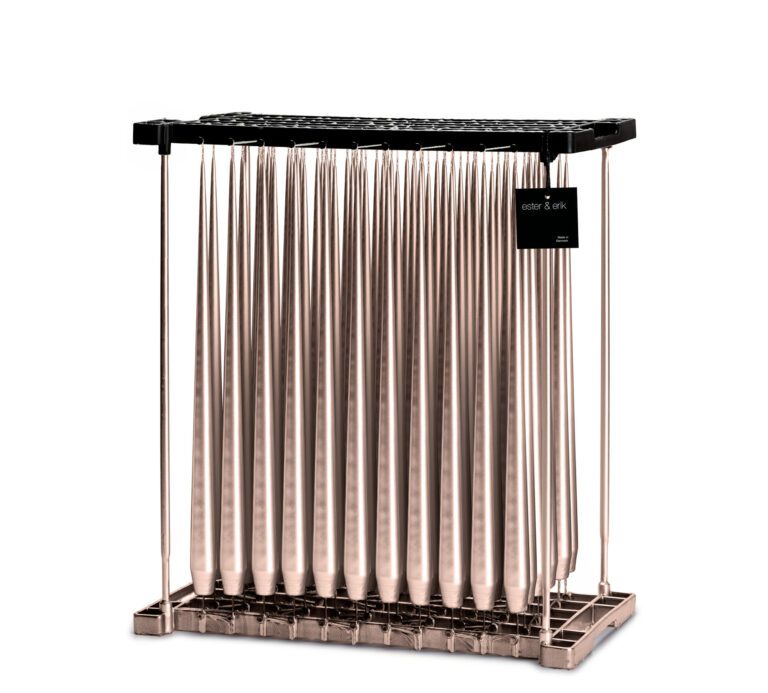 Ester and Erik Kaars set champagne metallic
