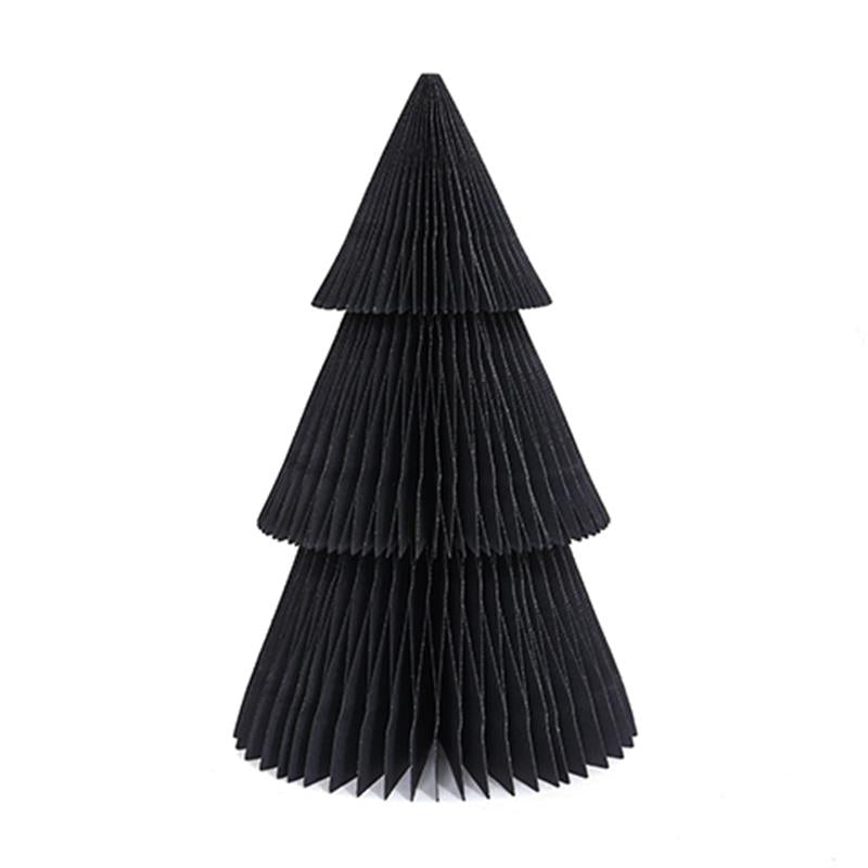 Honeycomb boom zwart met glitter H30CM