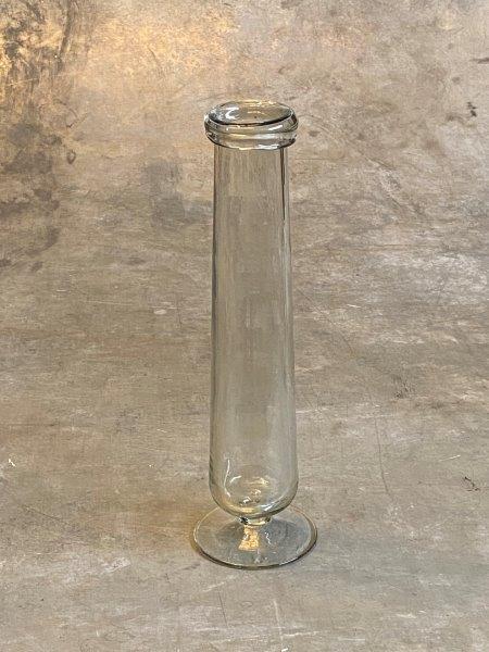 Glazen Fluit vaas d8xH35cm