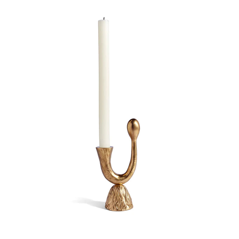 Haas horn kaarsstandaard