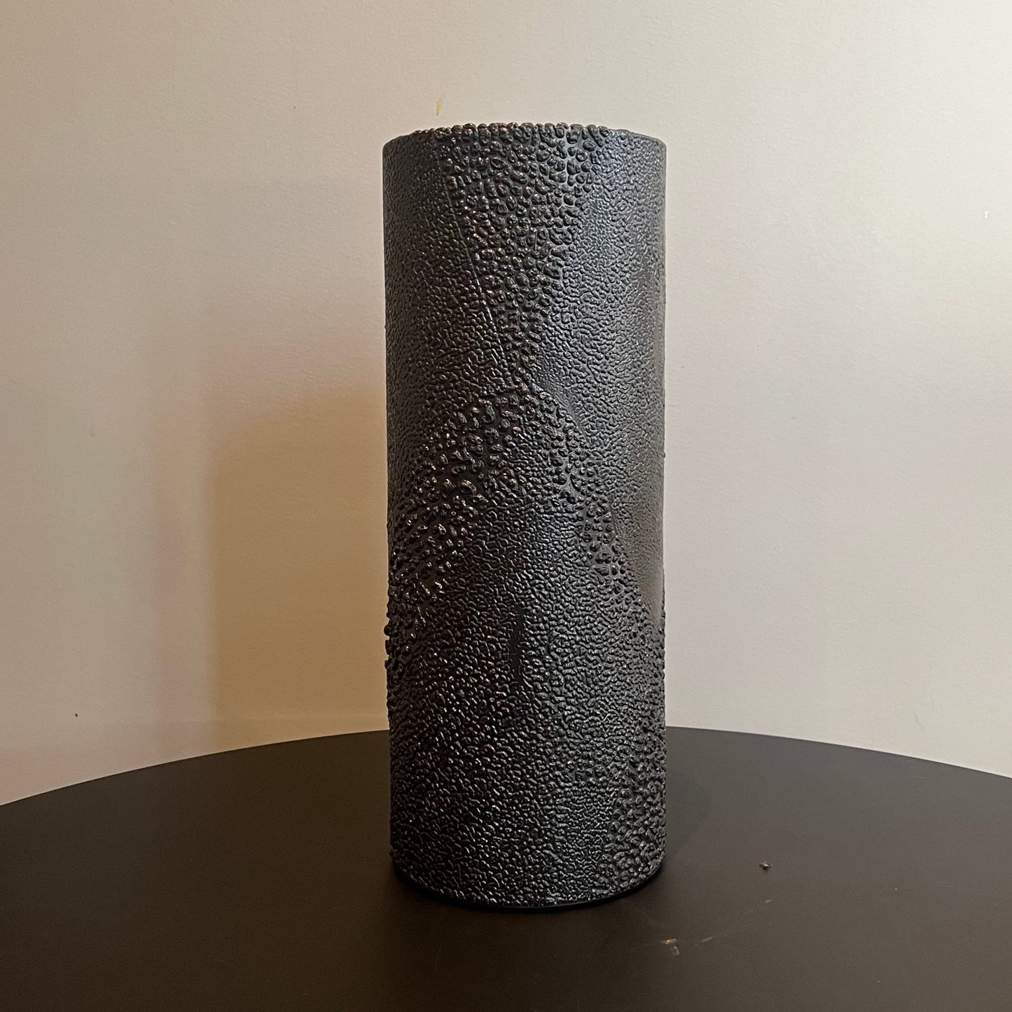Atelier van de Ven - Obsidiaan Cilindervaas Large