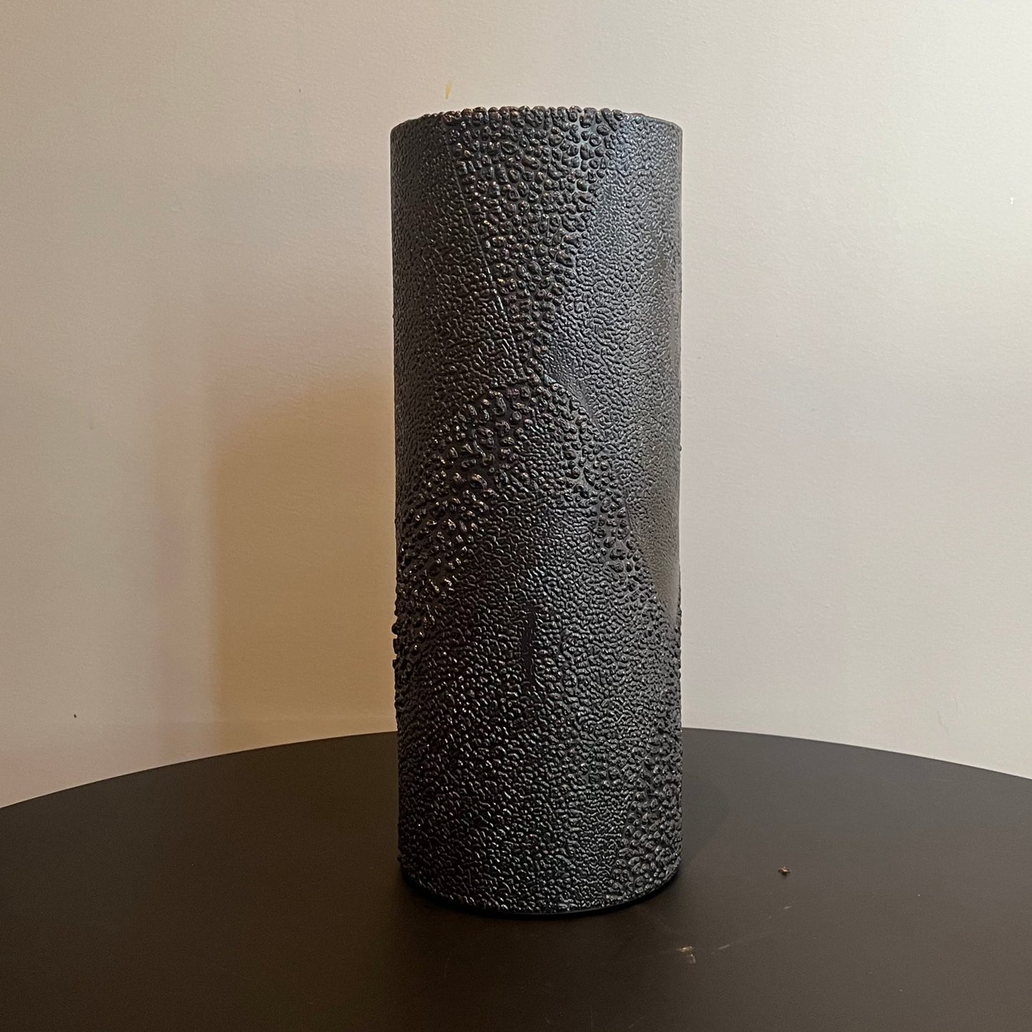 Atelier van de Ven - Obsidiaan Cilindervaas Extra Large