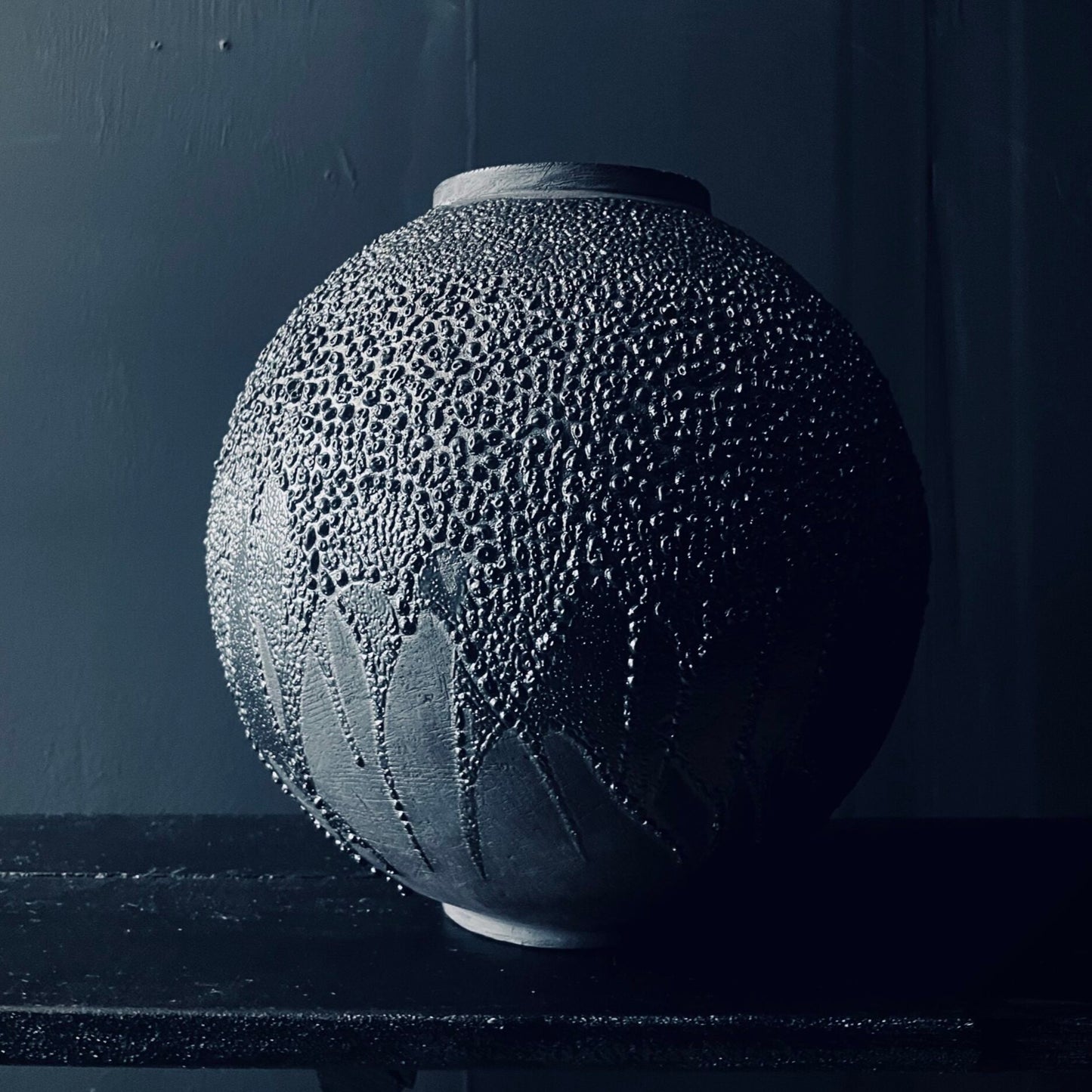 Atelier van de Ven - Obsidiaan Maan Pot Xtra Small