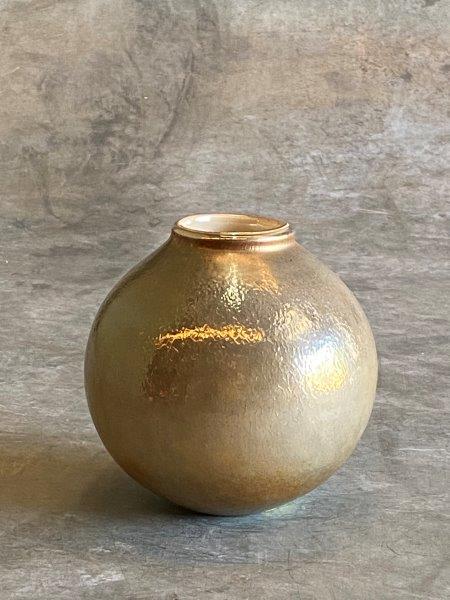 Glazen vaas Goud met glans d13xH12cm
