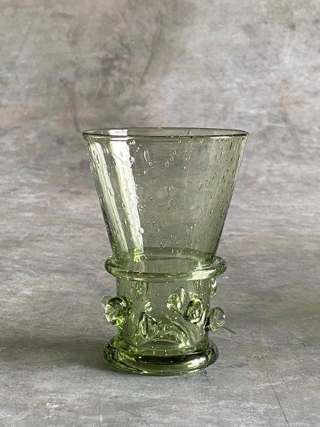 Glazen Groene Beker d7,5xH11,5cm