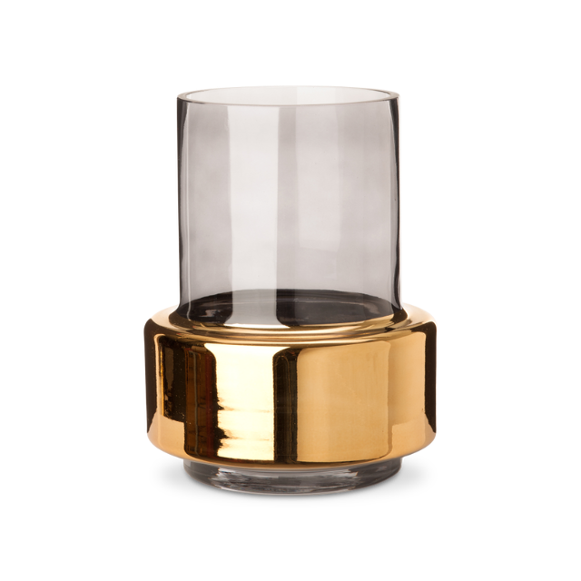 Pols Potten - Vaas Lobby S smoke gold H25,5 cm