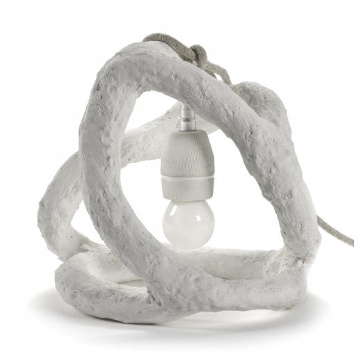Sculptuur lamp, wit 24*24*22cm
