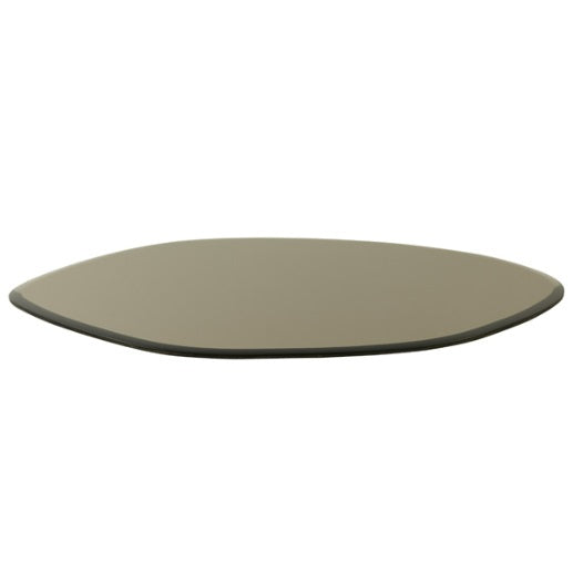 Spiegelplateau smoke glass 54 x 45,5 H1 cm