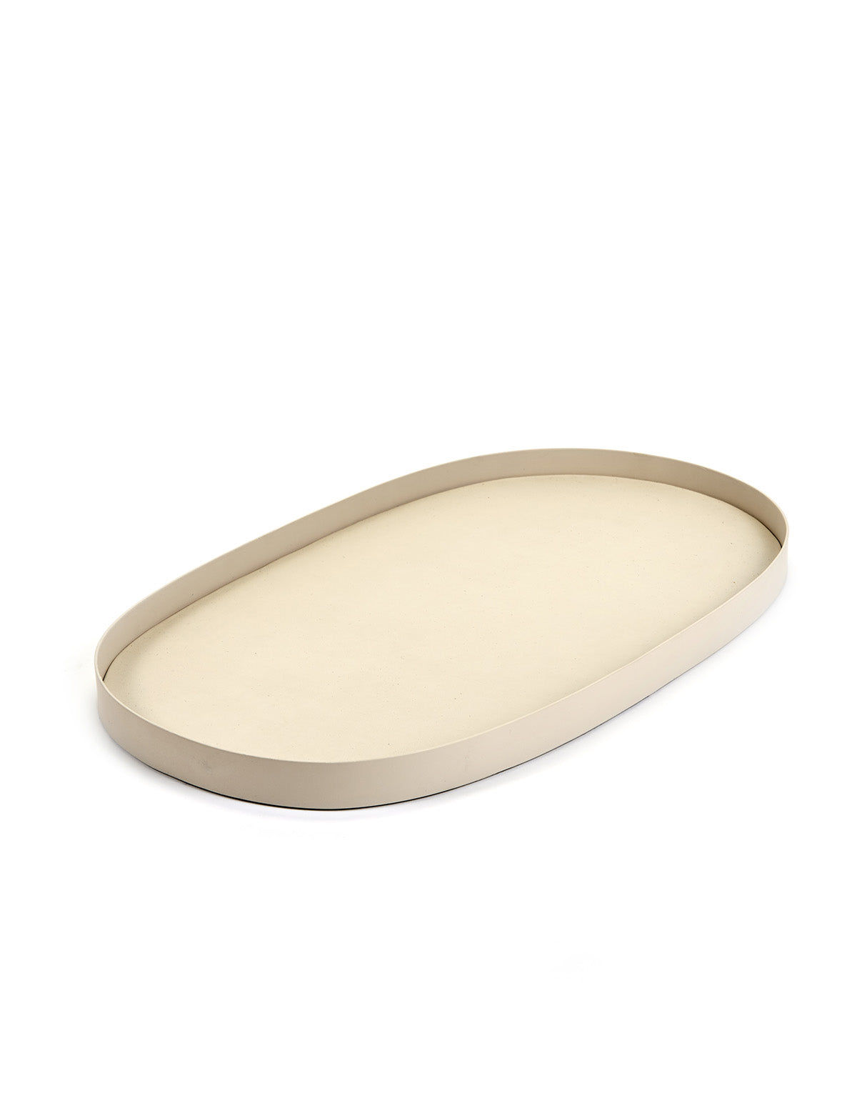 Tray Vinyl Oval Cream