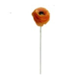 Papieren klaproos oranje 50cm