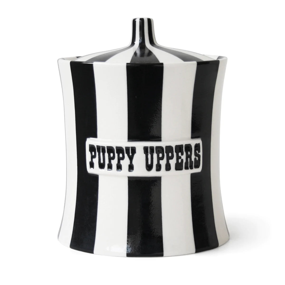 Puppy uppers pot zwart-wit