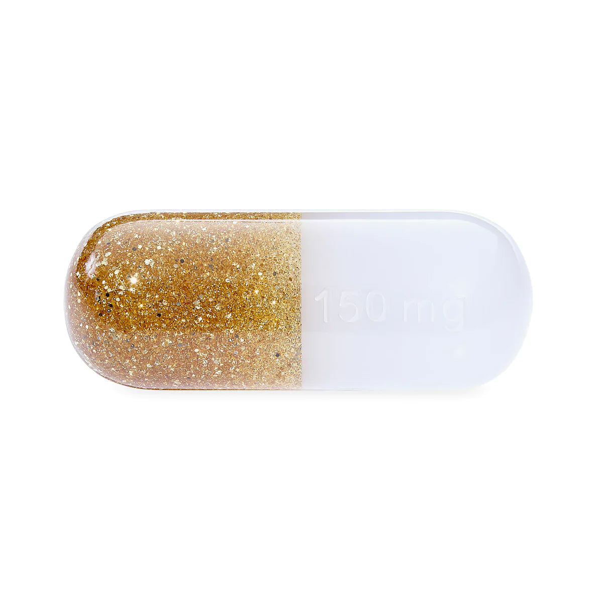 Acryl Pil goud/glitter small 150mg op standaard